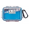Transportkoffer Peli 1010 transparent blau