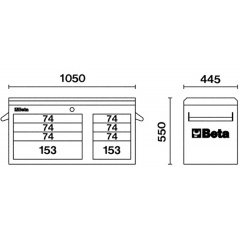 Werkzeugkasten Beta C38T Skizze 1